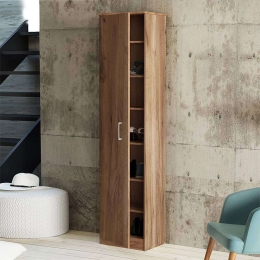 Παπουτσοθήκη Terzo 0204648 45x33x192cm Walnut Μελαμίνη