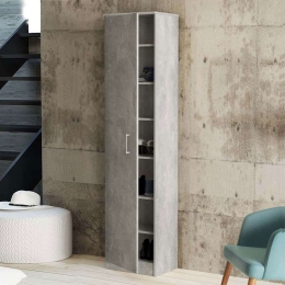 Παπουτσοθήκη Terzo 0212511 45x33x192cm Grey Μελαμίνη