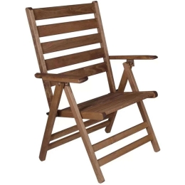 Καρέκλα Πτυσσόμενη Klara 0037495 63x60x100cm Walnut