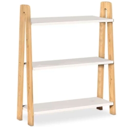 Ραφιέρα Δαπέδου Como 0117753 63x22x80cm White-Oak