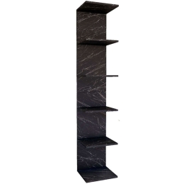 Βιβλιοθήκη - Ραφιέρα Ogden Marble 0212549 34,5x30x180cm Black