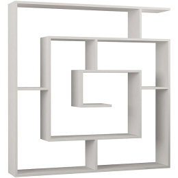 Βιβλιοθήκη Labirent 0207555 125x22x129cm White