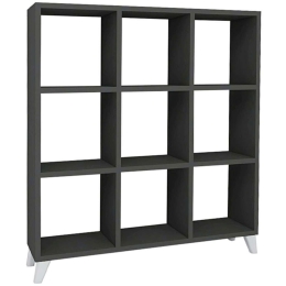 Βιβλιοθήκη Saul 0212545 88,2x20x88,2cm Anthracite