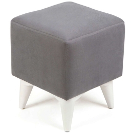 Σκαμπό Liam 0208897 35x35x43cm White-Grey