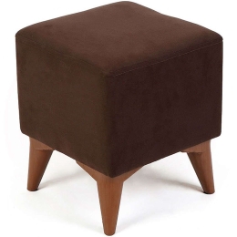 Σκαμπό Liam 0123818 35x35x43cm Dark Brown