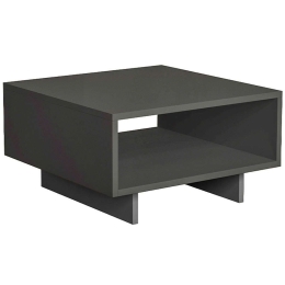 Τραπεζάκι Σαλονιού Hola 0207542 60x60x32cm Anthracite