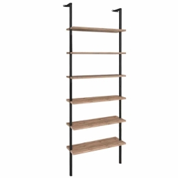 Βιβλιοθήκη Madison 0220245 60x20x183cm Oak-Black