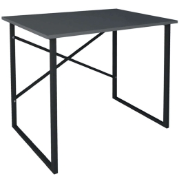 Γραφείο Εργασίας Rilke 0212563 90x60x75cm Black-Anthracite