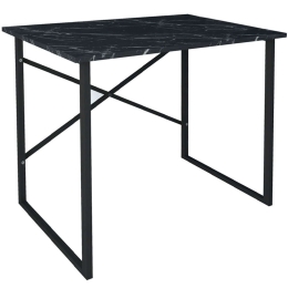 Γραφείο Εργασίας Rilke 0212562 90x60x75cm Marble Effect Black