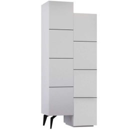 Στήλη Μπάνιου Stair 0214352 62,2x37,4x156cm White Μελαμίνη