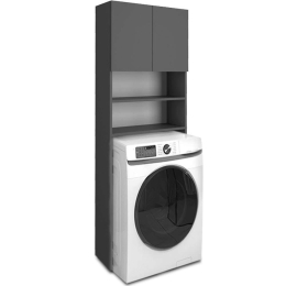 Έπιπλο Πλυντηρίου Ramsey 0220241 65x27x190,6cm Anthracite Μελαμίνη