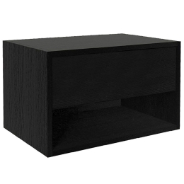 Κομοδίνο Επιτοίχιο Sone 0228173 60x40x35cm Black