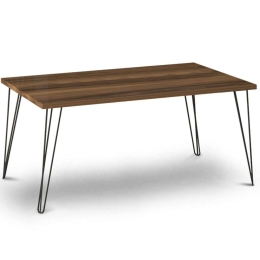 Τραπέζι Σαλονιού Fiona 0117653 90x55x43cm Walnut