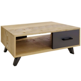 Τραπέζι Σαλονιού Gilbert 0226153 90x45x35cm Oak-Anthracite