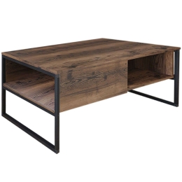 Τραπέζι Σαλονιού Lawrence 0226154 105x60x46cm Walnut