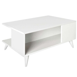Τραπέζι Σαλονιού Sedra 0228155 90x60x38,6cm White