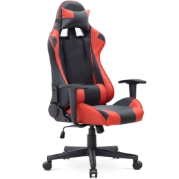 Καρέκλα Γραφείου Alonso 0223120 67x70x125/135cm Black-Red