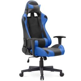 Καρέκλα Γραφείου Alonso 0223122 67x70x125/135cm Black-Blue