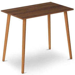 Τραπέζι Fiona 0117727 90x55x75cm Walnut Ξύλο,Μελαμίνη