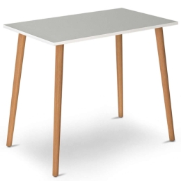 Τραπέζι Fiona 0117728 90x55x75cm White Ξύλο,Μελαμίνη