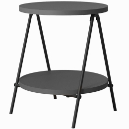 Τραπεζάκι Bοηθητικό Essel 0230420 35x35x42cm Anthracite