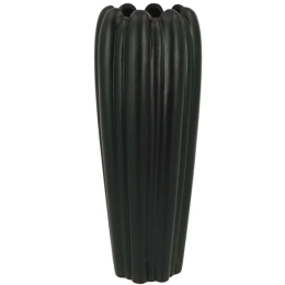 Βάζο Τουλίπα 15-00-22504-40 Φ14x40cm Black Marhome Κεραμικό