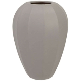 Βάζο Μπόμπα 15-00-22506-25 Φ16x27cm Light Grey Marhome Κεραμικό