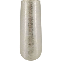 Βάζο Γραμμωτό 15-00-22949 Φ14x35,5cm Platinum Marhome Κεραμικό