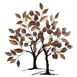 Διακοσμητικό Τοίχου Δέντρα 15-00-21405 90x97x9,5cm Multi Marhome Μέταλλο