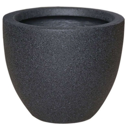 Κασπώ Πήλινο 06-00-20709-XL Φ55x46cm Black Marhome Πηλός