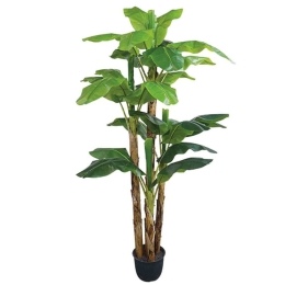 Τεχνητό Δέντρο Σε Γλάστρα Μπανανιά 04-00-18722 290cm Green Marhome Συνθετικό Υλικό