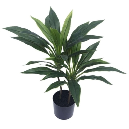 Τεχνητό Φυτό Σε Γλάστρα Δράκαινα 04-00-18820 60cm Green Marhome Συνθετικό Υλικό