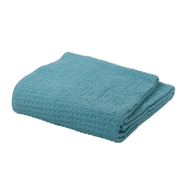 Κουβέρτα Πικέ New Golf Dusty Aqua Nef-Nef Υπέρδιπλo 220x240cm Βαμβάκι-Πολυέστερ