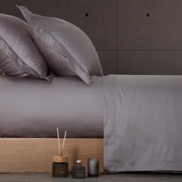 Σεντόνι Με Λάστιχο Elements Anthracite Nef Nef Υπέρδιπλο 160x235cm Με Λάστιχο 100% Βαμβακοσατέν