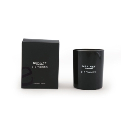 Κερί Αρωματικό Elements 9Χ10,5Cm Black Nef Nef Παραφίνη