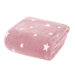 Κουβέρτα Βρεφική Stellar Pink Nef-Nef Κούνιας 100x140cm Πολυέστερ