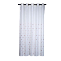 Κουρτίνα Μπάνιου Pedro Pink Nef-Nef 180Πx200Υ 180x200cm Πολυέστερ