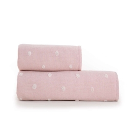 Πετσέτα Pedro Pink Nef-Nef Face 50x90cm 100% Βαμβάκι