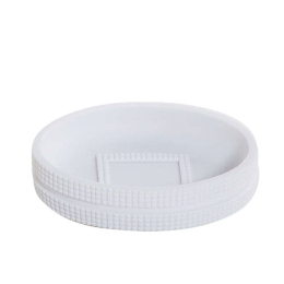 Σαπουνοθήκη Manis White Nef-Nef 40x40cm Πολυρεσίνη