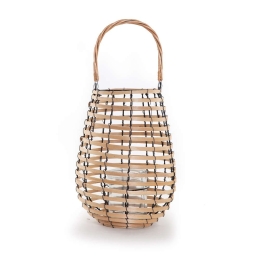 Φανάρι Atlanta D.24X30 Beige Nef-Nef Ψάθα