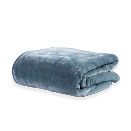 Κουβέρτα Loft 22 Smoke Blue Nef-Nef Μονό 160x220cm Πολυέστερ