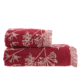 Πετσέτα Charm Bordo Nef-Nef Προσώπου 50x90cm 100% Βαμβάκι
