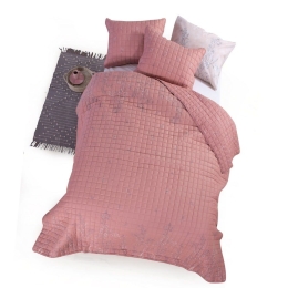 Κουβερλί Salvia-22 Pink Nef-Nef Υπέρδιπλo 240x220cm Microfiber-Polyester