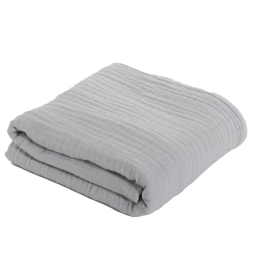 Κουβέρτα Βρεφική Whisper Grey Nef-Nef Αγκαλιάς 80x110cm 100% Βαμβάκι