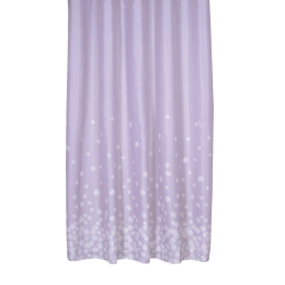 Κουρτίνα Μπάνιου Daisario Lilac Nef-Nef 180Πx180Υ 180x180cm Πολυέστερ