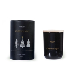 Αρωματικό Κερί Christmas Night 180gr Black Nef-Nef Γυαλί