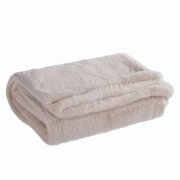 Κουβέρτα Βρεφική Rabbit Fur Hug Ecru Nef-Nef Κούνιας 80x110cm Πολυέστερ