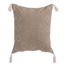 Μαξιλάρι Διακοσμητικό (Με Γέμιση) Chiara Beige Nef-Nef 45X45 Βαμβάκι-Πολυέστερ