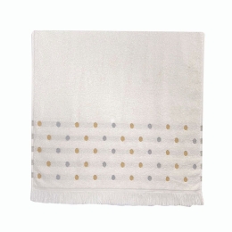 Πετσέτα Friday Ecru-Grey Nef-Nef Σώματος 70x140cm 100% Βαμβάκι