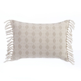 Μαξιλάρι Διακοσμητικό (Με Γέμιση) Carpio Beige Nef-Nef 33X55 Βαμβάκι-Πολυέστερ